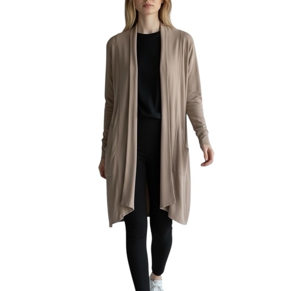 Athleta Sweaters - Athleta Pranayama Restore Wrap Open Cardigan Size Small